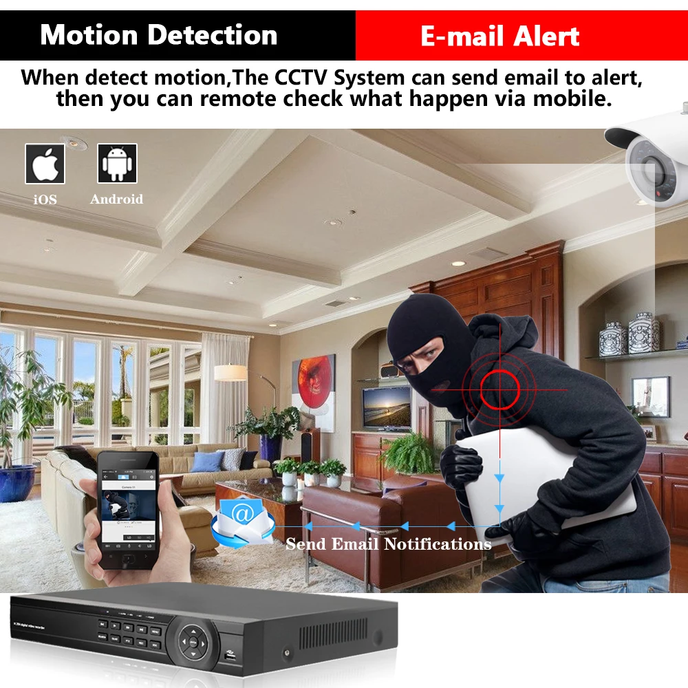 Цифровой видеорегистратор H.265 16 каналов 8 5 МП AHD DVR камера видеонаблюдения Onvif сеть