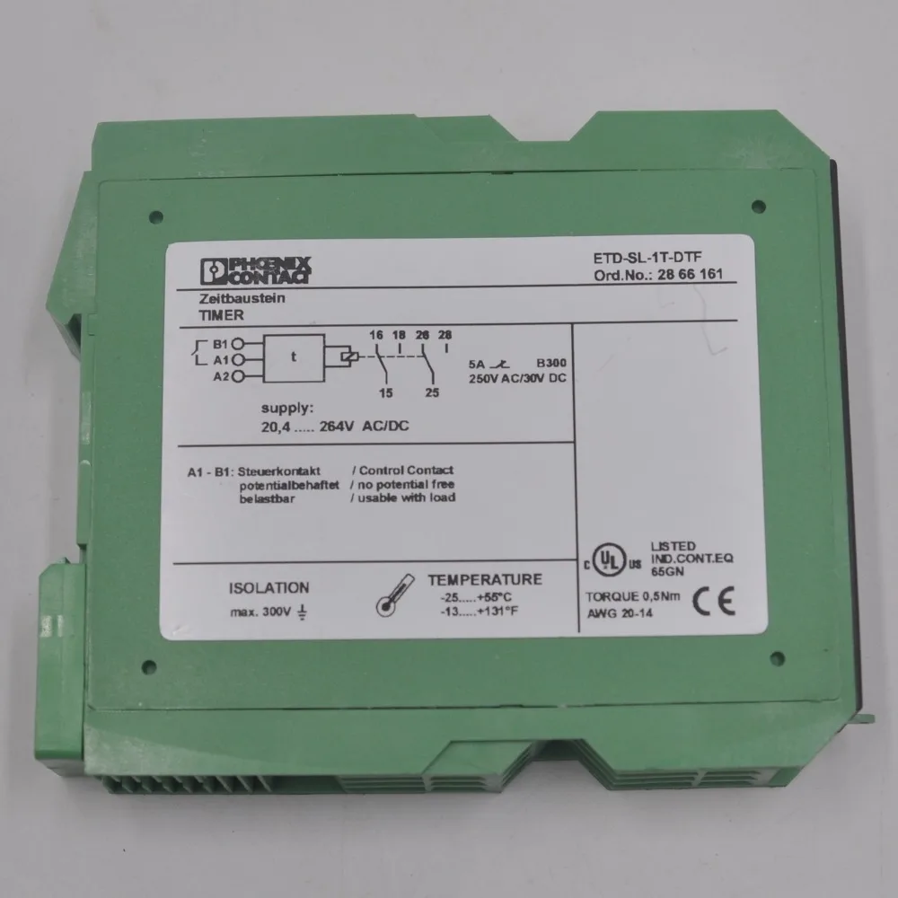 PHOENIX CONTACT  ETD-SL-1T-DTF   TIMER  phoenix electronic time relay enlarge