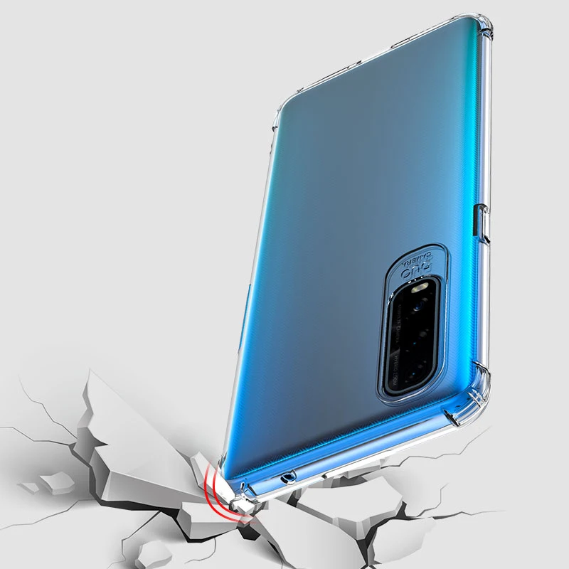 Прозрачный мягкий силиконовый чехол из ТПУ для OPPO Find X2 Pro Realme C12 F11 X | Мобильные