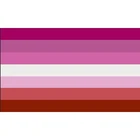 Радужная Губная помада для гомосексуалистов, поцелуй губы, флаг лесбийской гордости, 3x5 футов, x 90 см, баннер 100D, полиэстер, латунные люверсы любого размера