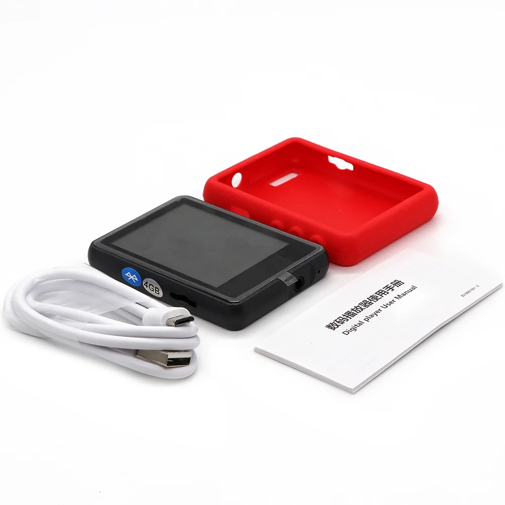 Linsoul mehchen S6 MP3-плеер с Bluetooth 4,2 Hi-Fi без потерь Музыкальный плеер с экраном 2,4 дюйма, fm-радио