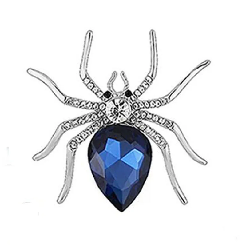 Хрустальная брошь в виде паука булавка для мужчин и женщин свадебные букеты