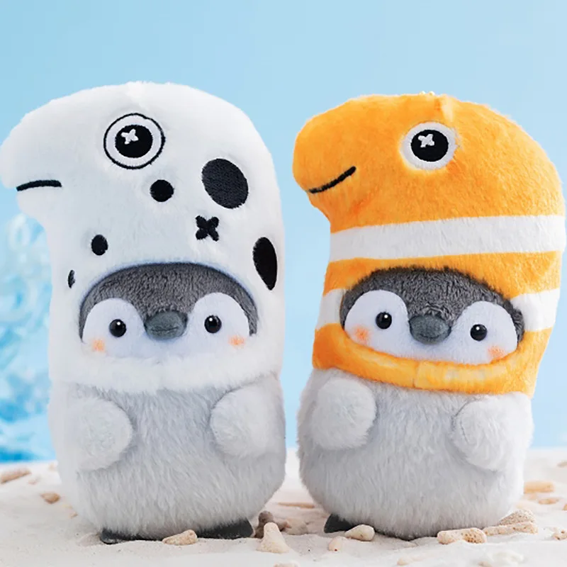 Японский купон Чан Пингвин плюшевая игрушка брелки мультяшная Рыба Клоун