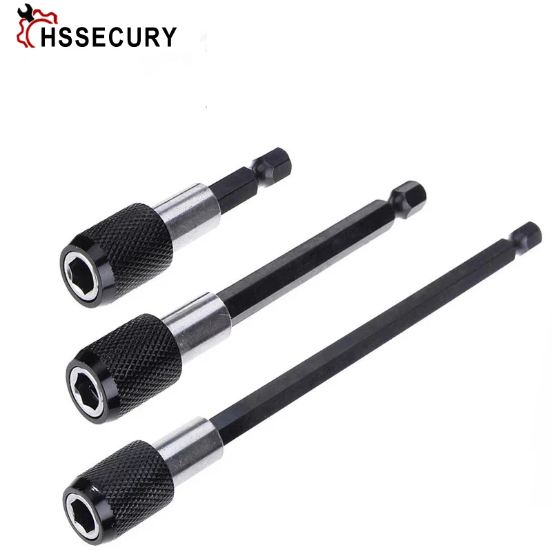 

Быстросъемный держатель для отвертки с шестигранным хвостовиком 1/4 дюйма с регулируемым удлинителем для воротника 60 мм 100 мм 150 мм