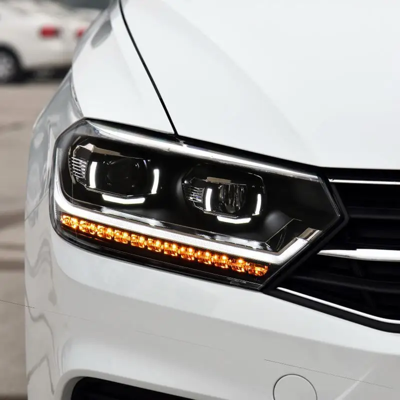 Neblineros Running Exterior Luces Led Para Авто Cob фары передние противотуманные задние Автомобильные фары в сборе 16 17 для Volkswagen Bora