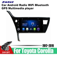 for toyota corolla 2017 2018 2019 car android accessories multimedia player gps navigation system radio stereo video 2din audio
