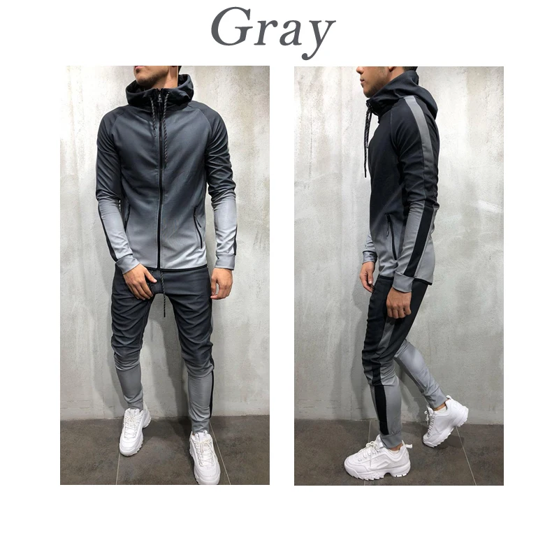 

2021 men's fashion sportswear, color changing sportswear, 3D leisure sportswear, tight sportswear and running sportswear Leisure