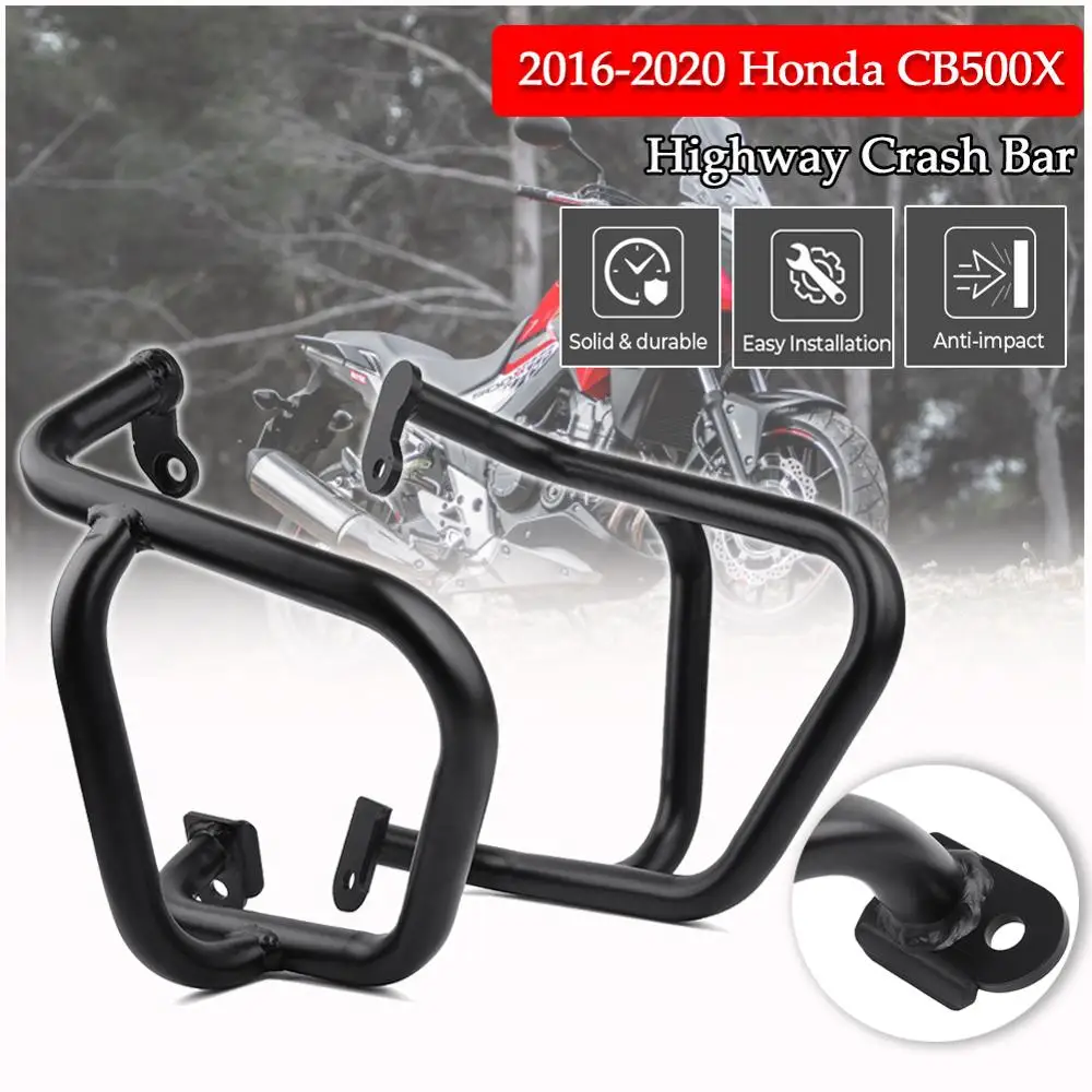 

Motorcycle Refit Highway Engine Guard Crash Bar Frame Protector Bumper Cover for 2016 2017 2018 2019 2020 Honda CB500X CB 500X