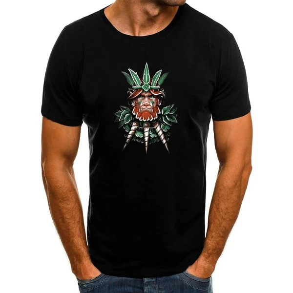 

wild leprechaun Mens Rare T Shirt Hip Hop T-shirt tees tops