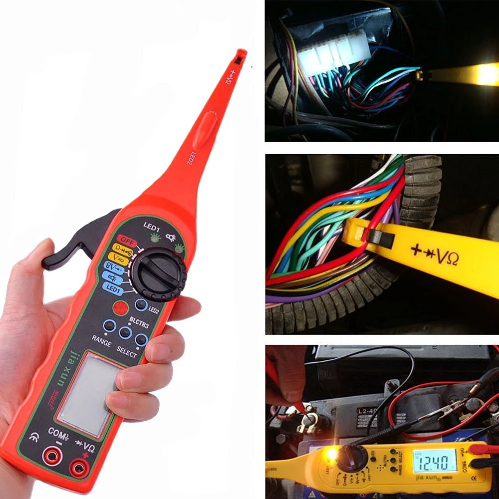 0V-380V Multi-function Power Electrical Auto Circuit Tester Multimeter Automotive Lamp Car Repair |