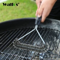 non stick barbecue grill bbq brush stainless steel wire bristles cleaning brushes with handle durable cooking bbq tools hot sale