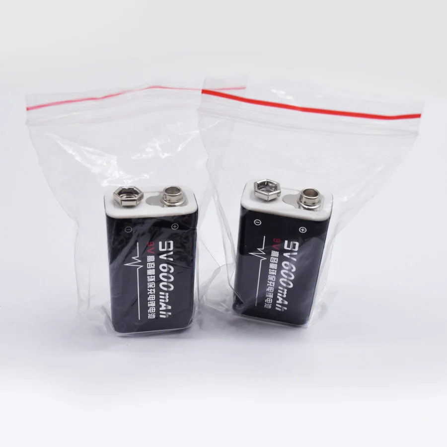 2 шт./компл. палка батарея PALO 9V батареи 6f22 6F22X 6LR61 li ion 600mAh аккумуляторная для радио
