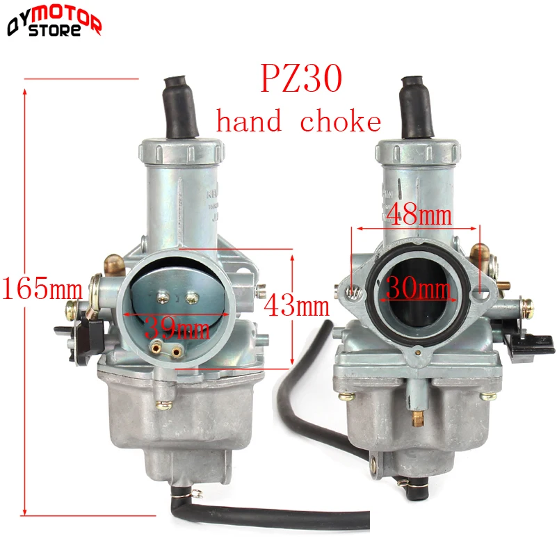 Карбюратор PZ30 30 мм карбюратор для мотоциклов внедорожников велосипедов