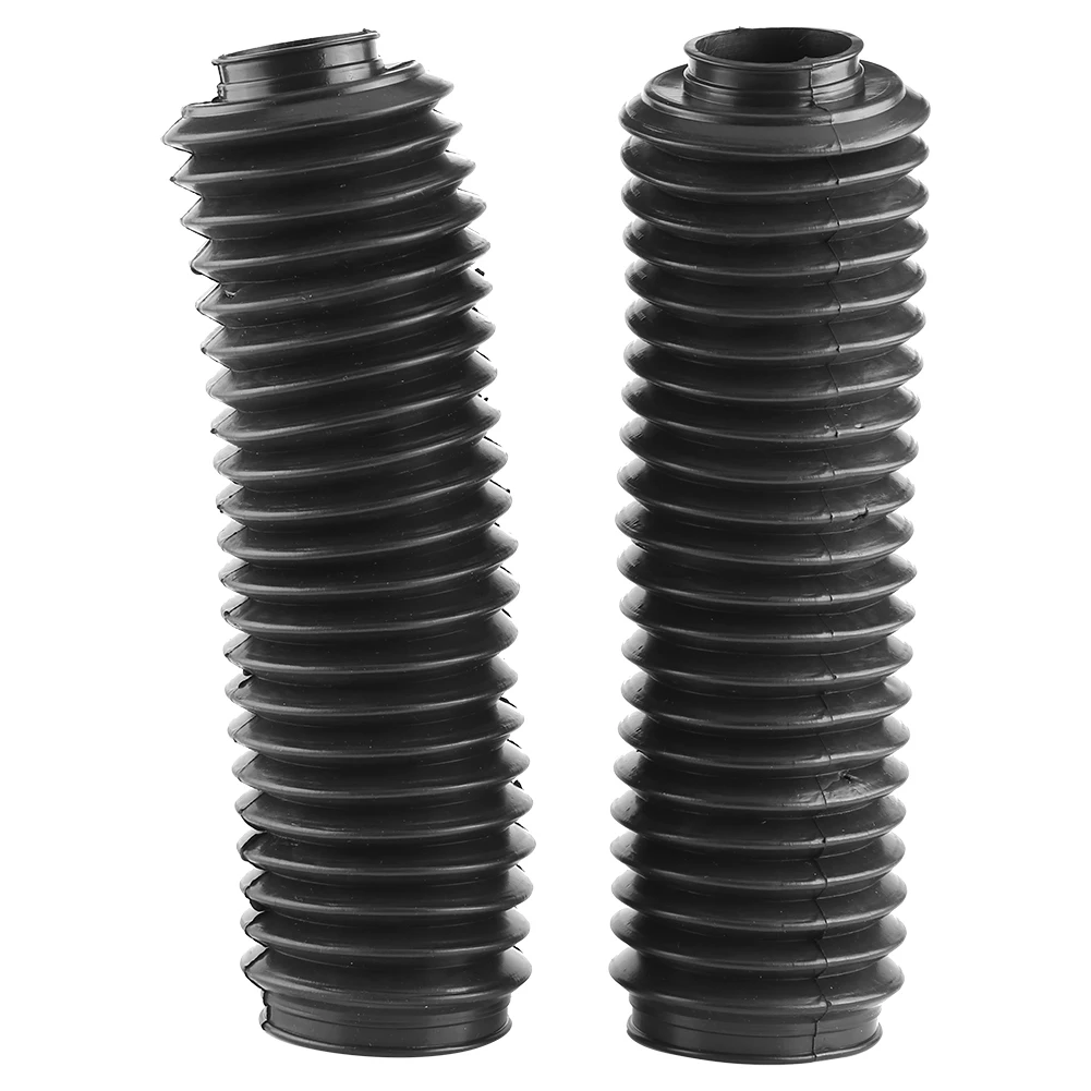 

1 Pair Black Motorcycle Front Fork Tubes Boots Rubber Sleeve Shock Cover For CQR ATV Dirt BikeFork