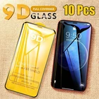 Закаленное стекло 9D для Samsung Galaxy Note 10 Lite S10 A10 A20 A30 A40 A50 A60 A70 A80 A90, 10 шт.