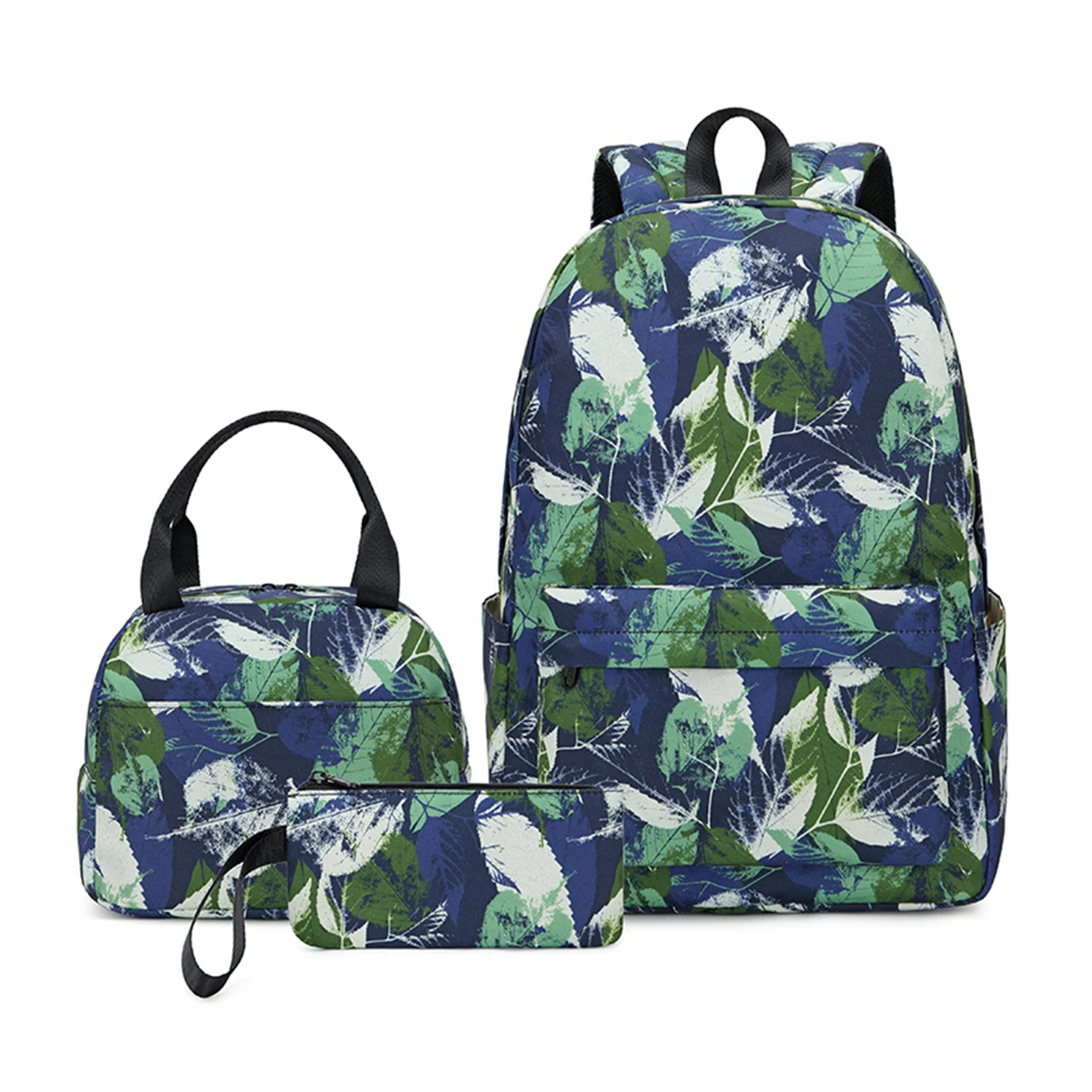 

3pcs/set Teenager Backpack Set School Bag Set Lunch Bag Large Capacity School Backpack Camping Travel Bag For Students Gaudily