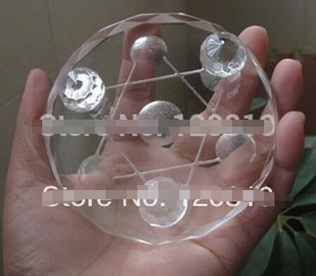 + 331 Довольно милый 7 * хрустальные шары Сфера Базовая подставка|Статуи и