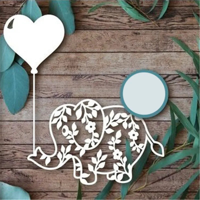 

Animal Elephant Dies Metal Cutting Dies for Scrapbooking Die Cut Stitch Craft Dies Troqueles New Die for 2019 Stencil