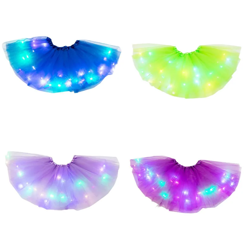 Для женщин и девочек разноцветные неоновые светодиодные балетная танцевальная