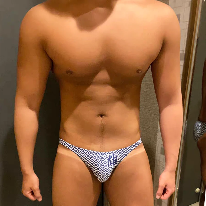 

2021 men beach tight narrow low waist sexy swimwear men bikinis swim briefs surf sports beach shorts small size bathing suits