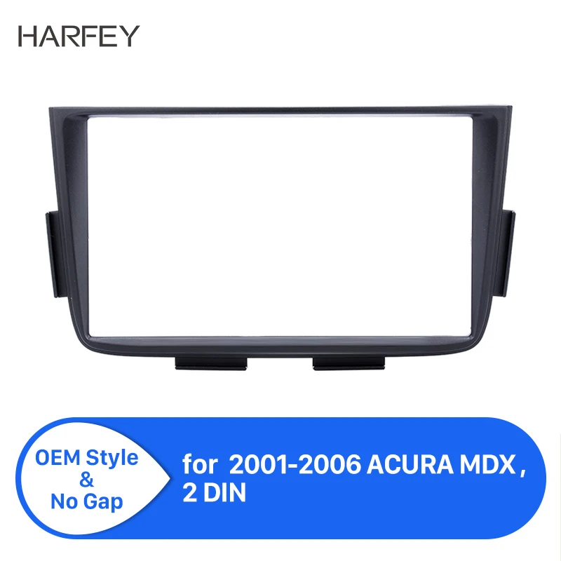 Автомобильная магнитола Harfey Black 2 Din комплект для установки аудиопанели 2001 2006 ACURA