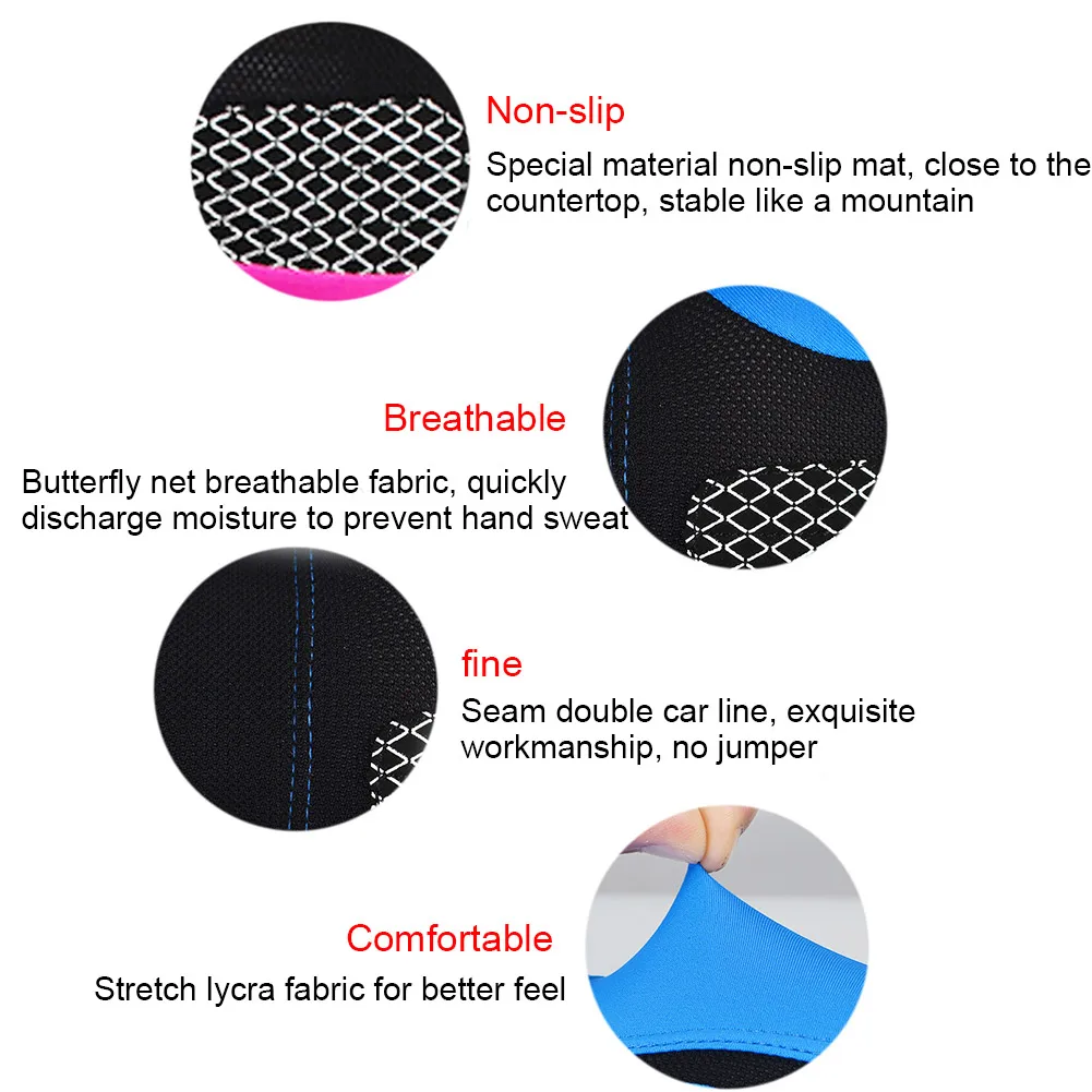 

1pcs Man Woman Silicone Non-slip Fingers Show Gloves for Billiard Snooker Cue Sport EDF88