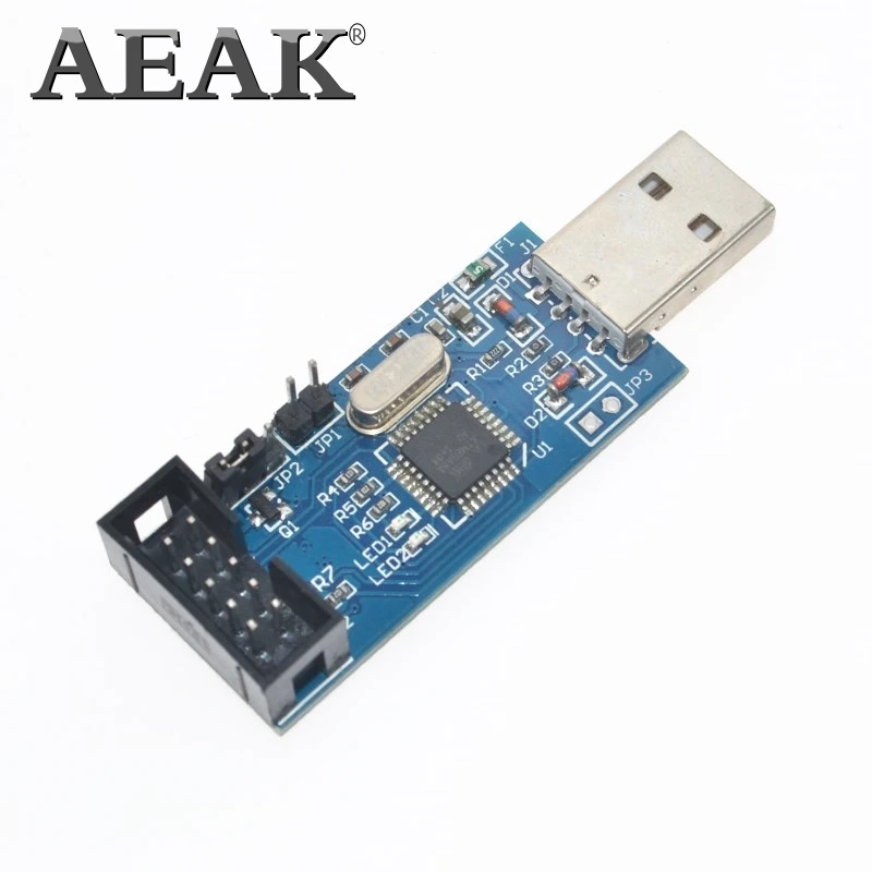 1 лот USBASP USBISP AVR программист USB ISP USB ASP ATMEGA8 ATMEGA128 Поддержка Win7 64
