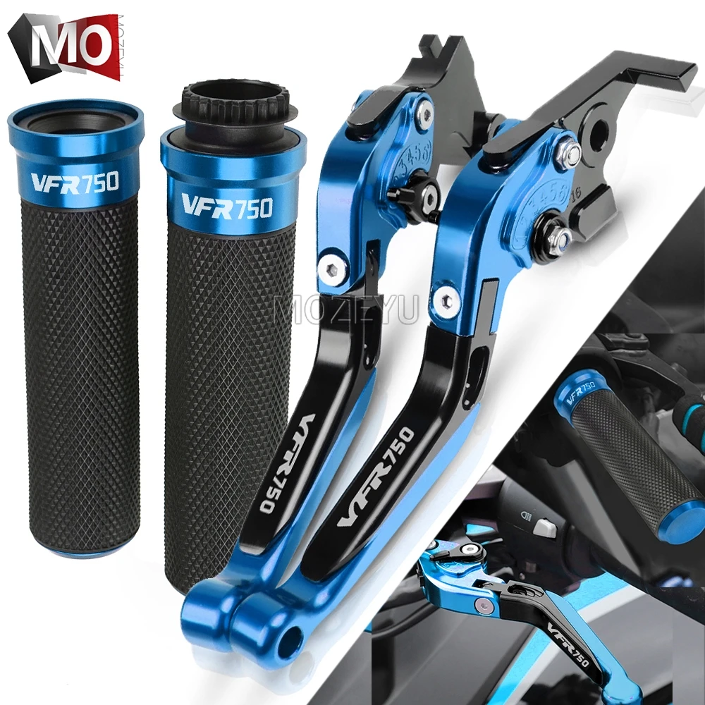 For Honda VFR750 VFR 750 RJ RL RC30 1988-1993 1989 1990 1991 Motorcycle Accessories Brake Clutch Levers Handlebar Hand Grips | Автомобили