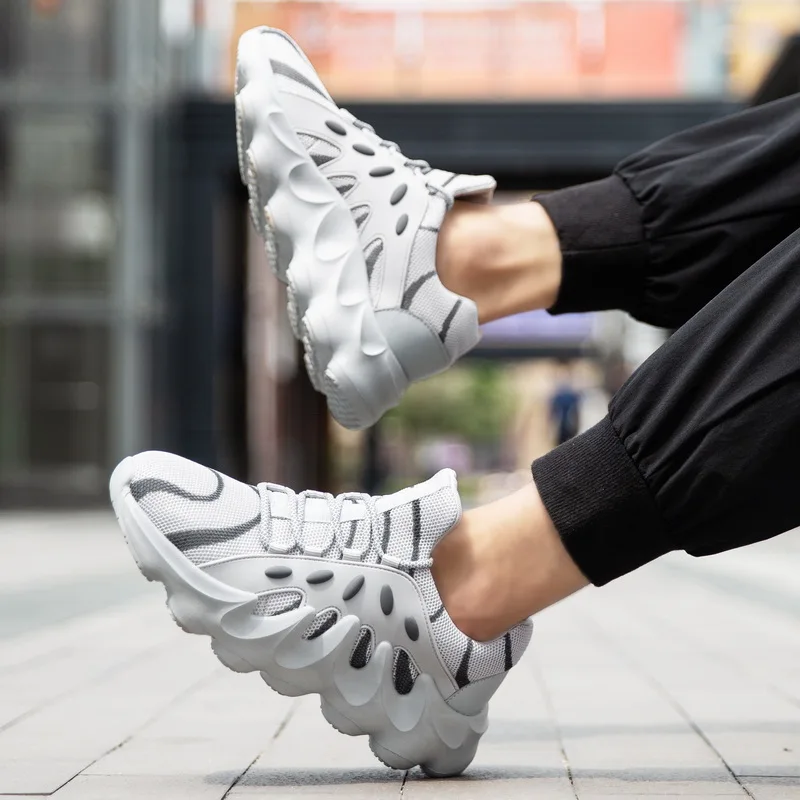 New Trend Street Chunky Sneakers Men Brand Volcanic bottom Running Shoes for Men Autumn Outdoor Casual Men Shoes Chaussure Homme