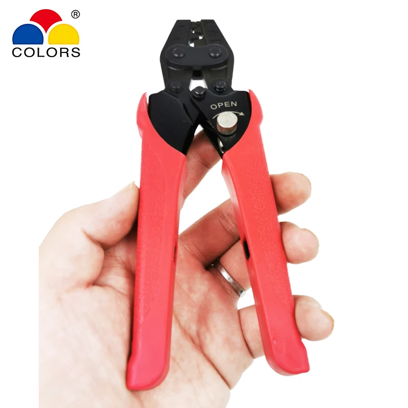 

HS-2MA crimping plier for non-insulated terminals (ponit type) Japanese style capacity 0.5-5.5mm2 20-10AWG electrical tools