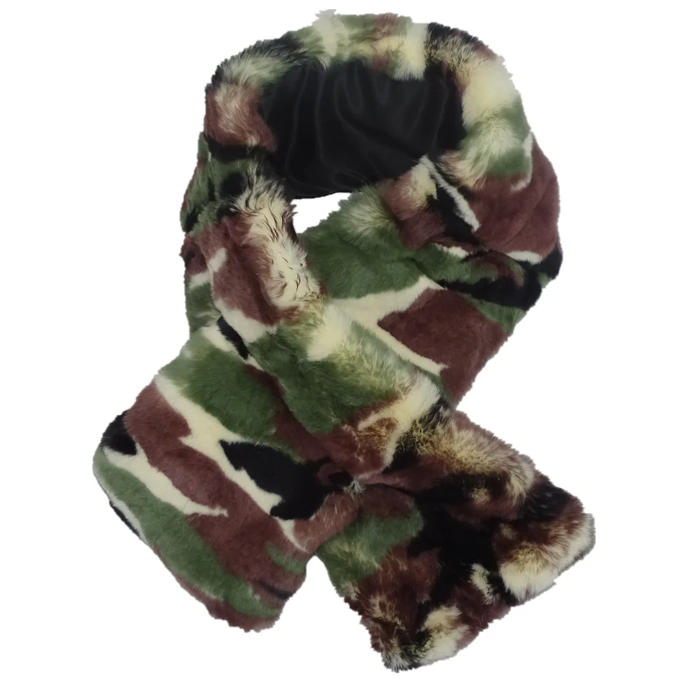 

Real Rex Fur neck female Natural fur Whole skin Rex Rabbit Scarf