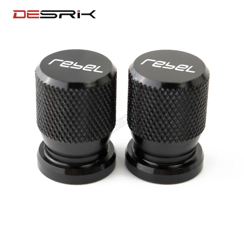 

Pairs For Honda Rebel 300 Rebel 500 CMX 2017 2018 2019 2020 2021 CNC Aluminium Wheel Tire Valve Caps Airtight Covers Rebel LOGO