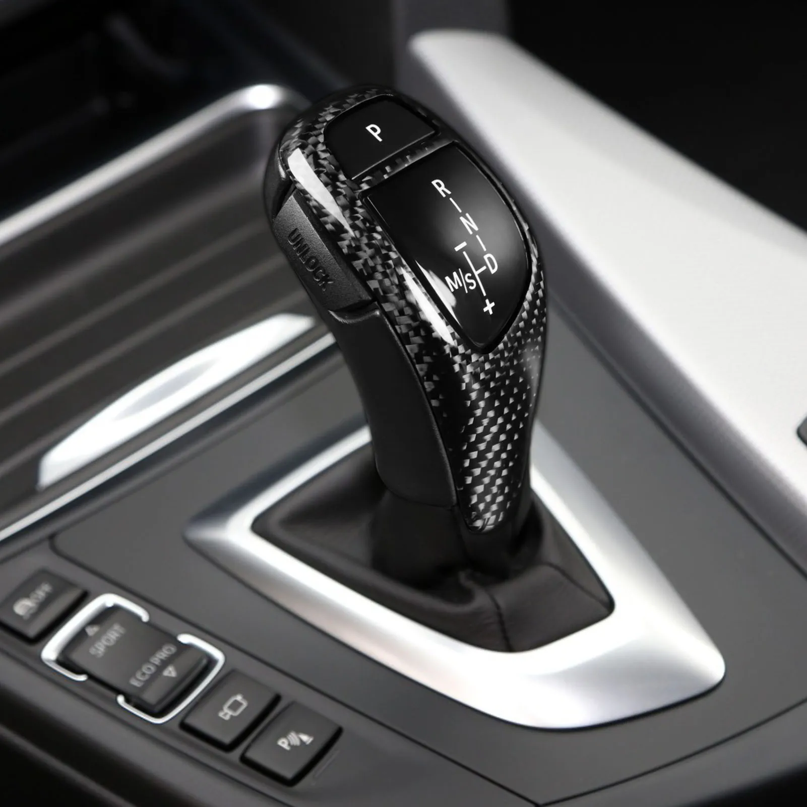 Автомобильный Центральный рычаг переключения передач из углеродного волокна LHD