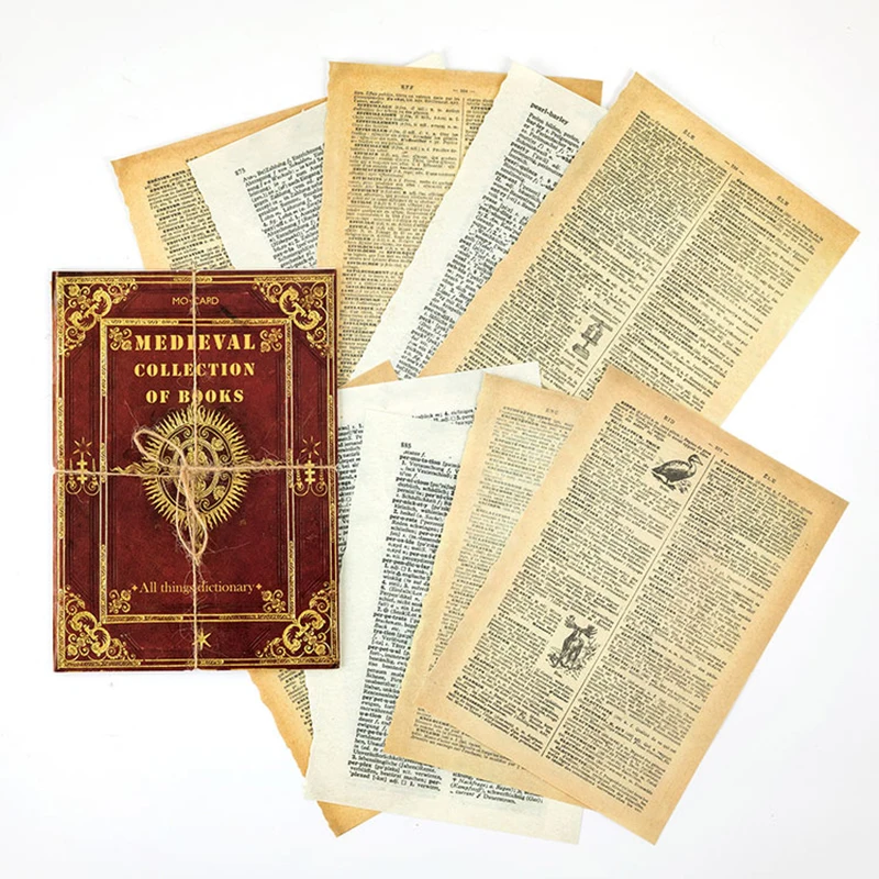 

10 шт./упак. большой размер средневековый винтажный материал бумага для молочных изделий «сделай сам» Скрапбукинг Украшение альбома бумажные офисные принадлежности