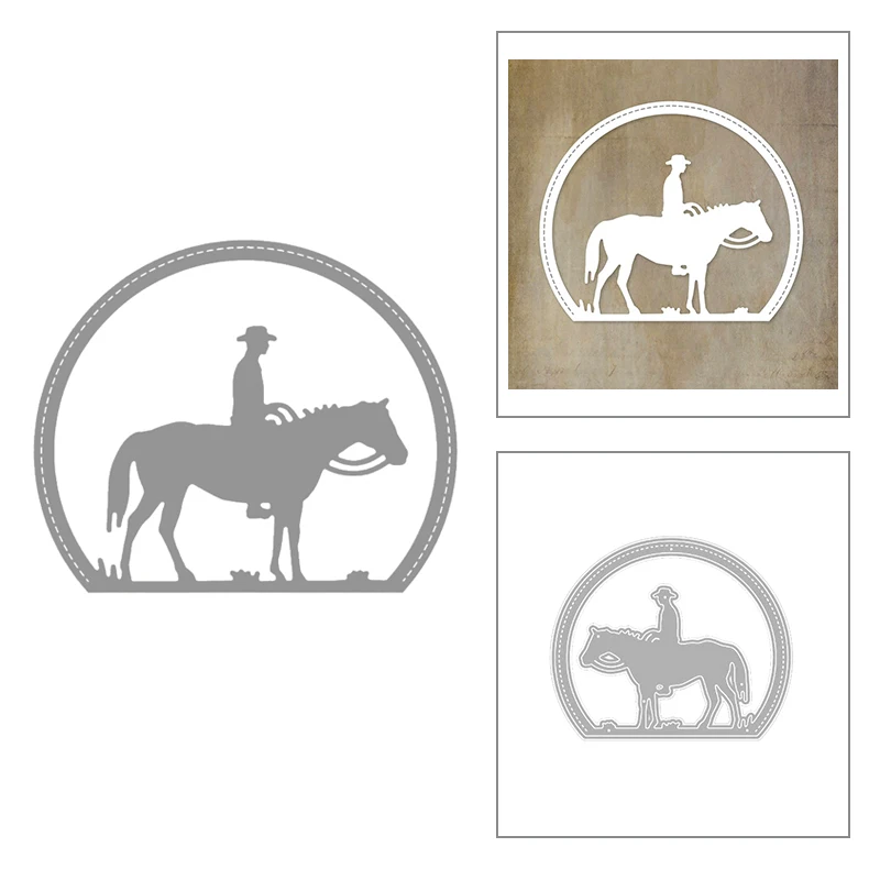 Новинка 2020 лидер продаж металлические штампы с изображением ковбойских