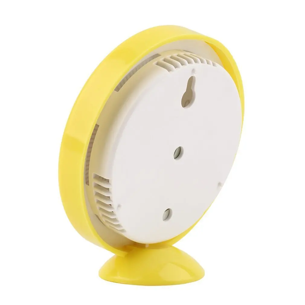 Удобный механический термометр мини гигрометр желтого цвета для использования в