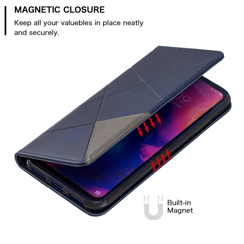 Xiaomi Redmi Note 7 Pro Чехол Магнитный кожаный тонкий чехол для Xiomi Redmi 7 7A Note7 7Pro Redmi7 флип-Стенд бизнес-чехол для телефона