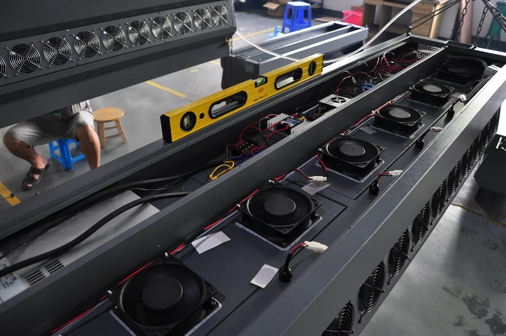 Gigertop 3D подвесной противотуманный экран машина Flightcase Пакет вентилятор водяной туман занавес видео Phto Логотип Играть занавес свет