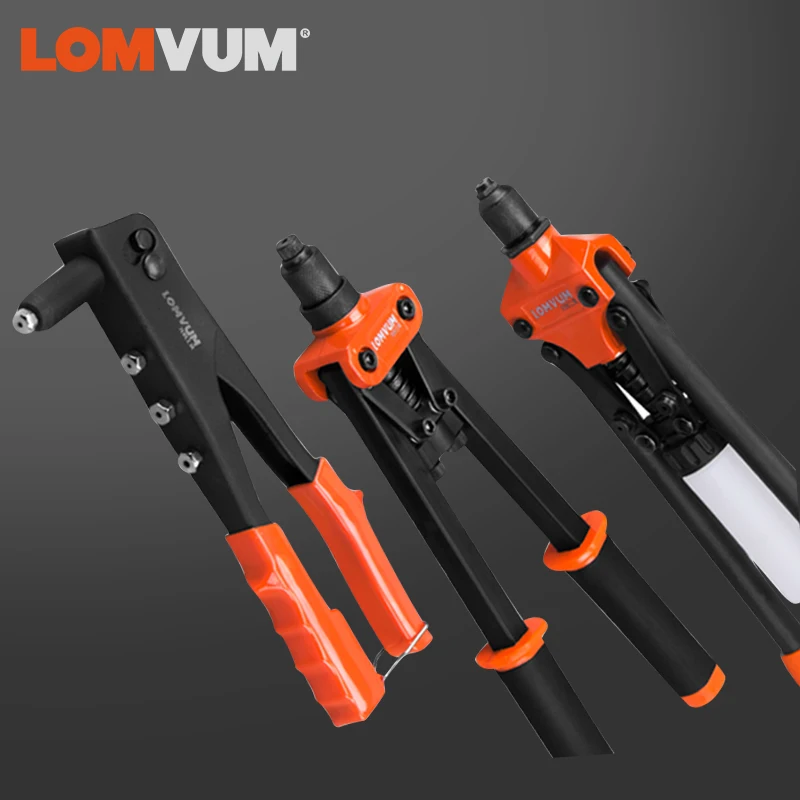 Пистолет клепальщик LOMVUM ручной набор клепок гайки пистолет для ногтей бытовые