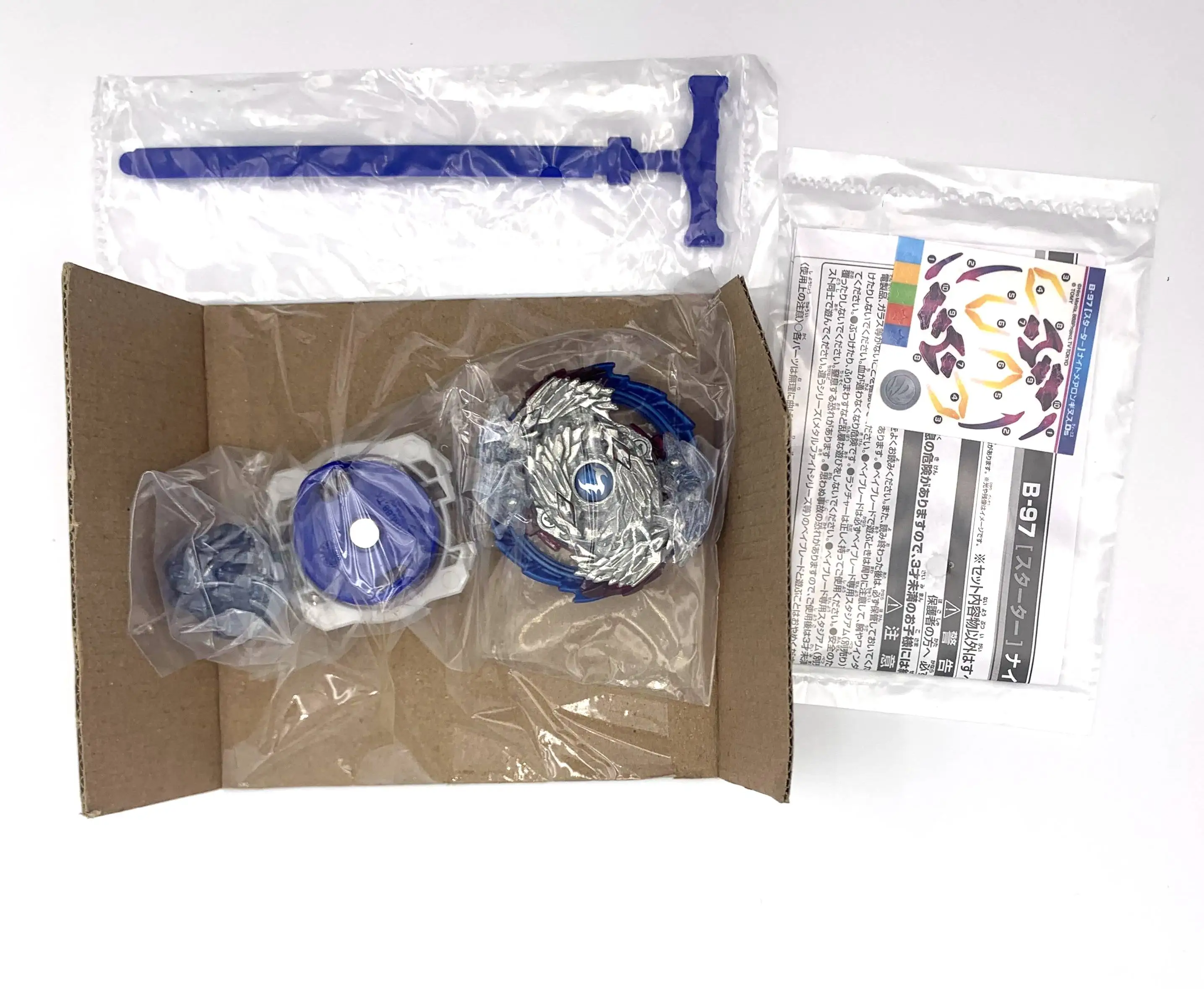 Оригинальный TAKARA TOMY Япония BEYBLADE BURST B-97 STARTER кошмар LONGINUS. Ds + пусковое устройство |