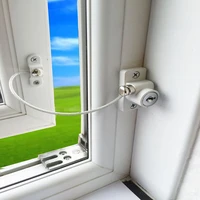 window security chain lock sliding security limiter lock stop door restrictor child safety anti theft locks home hardware