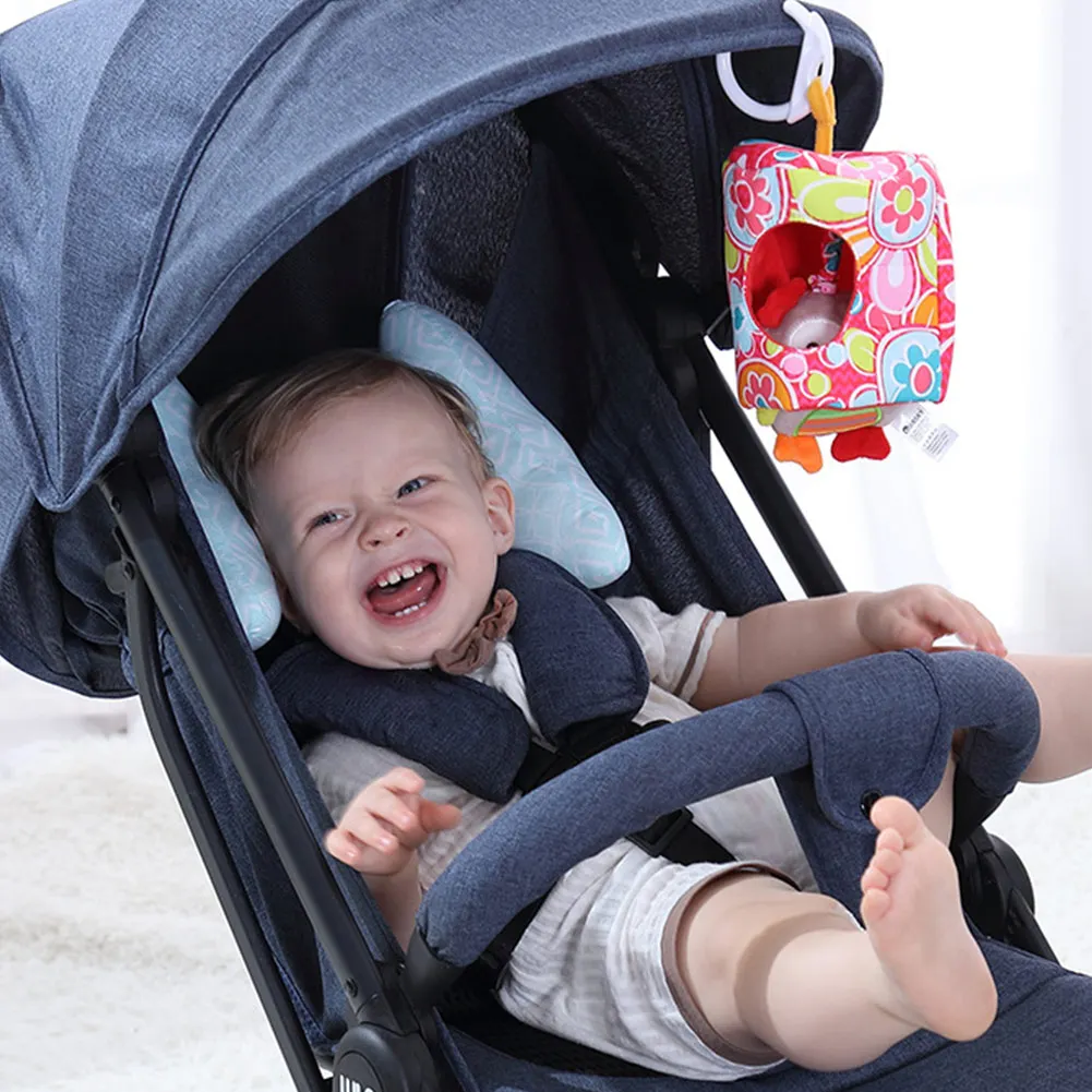 

Plush Crib Portable Pull Shock Pendant Car Hanging Washable Interesting Practical Animal Infant Educational Toy Cute Vibration
