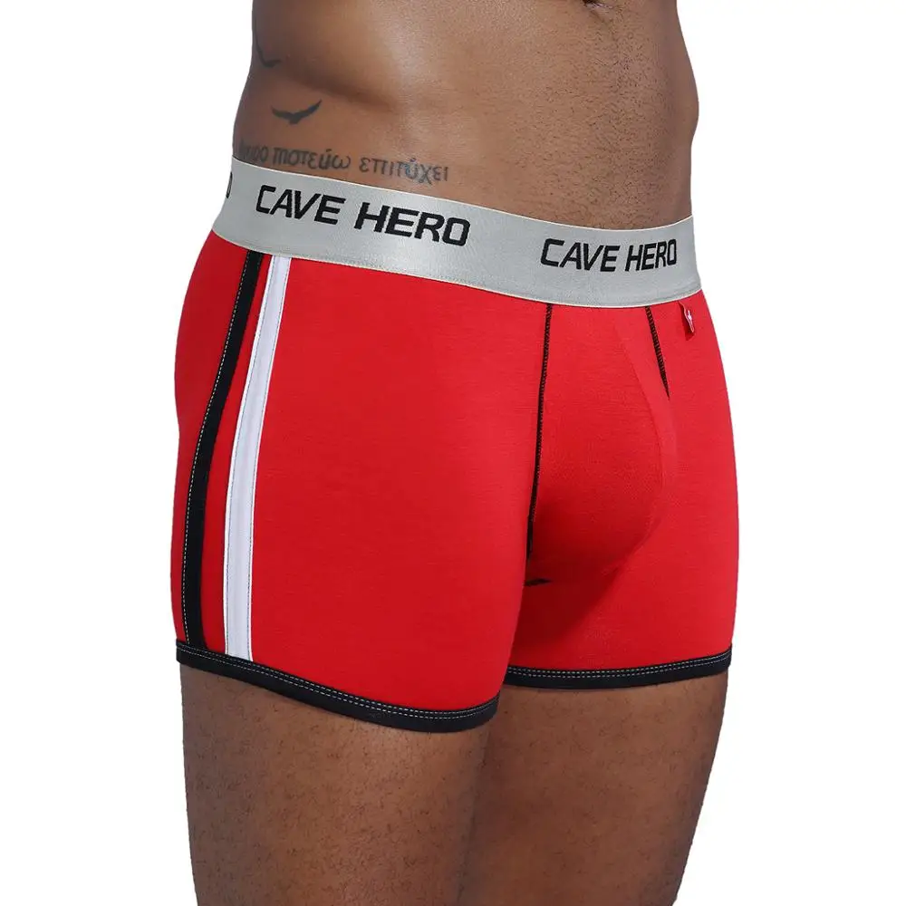 Боксеры мужские повседневные бесшовные пикантное нижнее белье шорты со средней