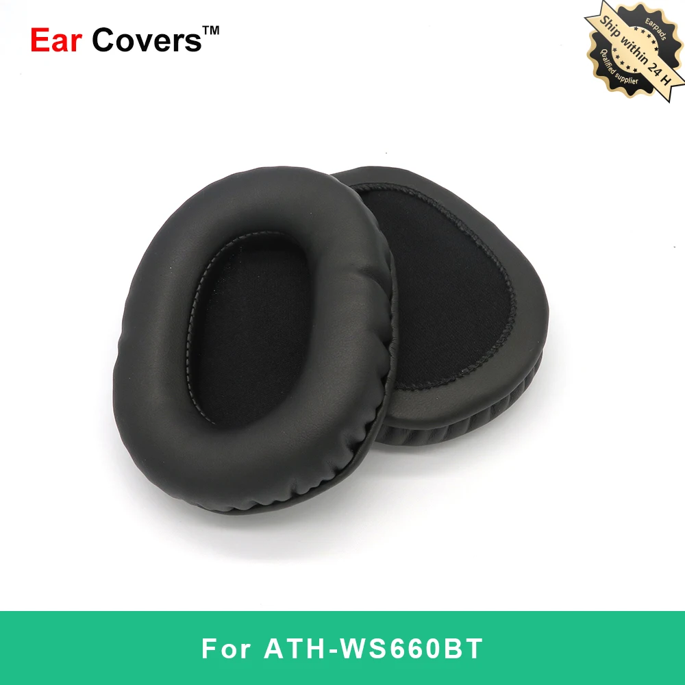 

Ear Pads For Audio Technica ATH WS660BT ATH-WS660BT Headphone Earpads Replacement Headset Ear Pad PU Leather Sponge Foam