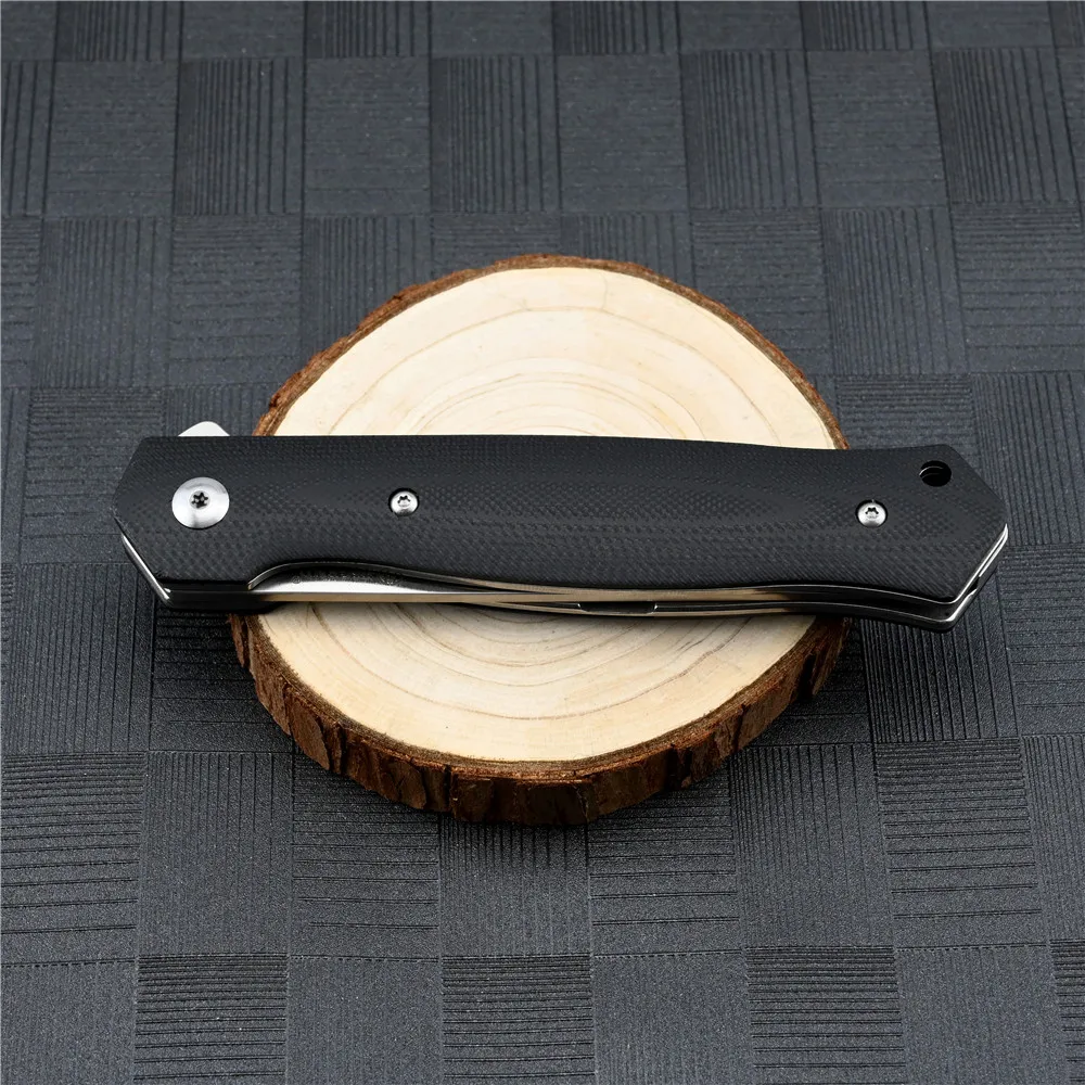 D2 steel folding blade ball bearing pocket knives outdoor camping self defense tools G10 handle | Инструменты