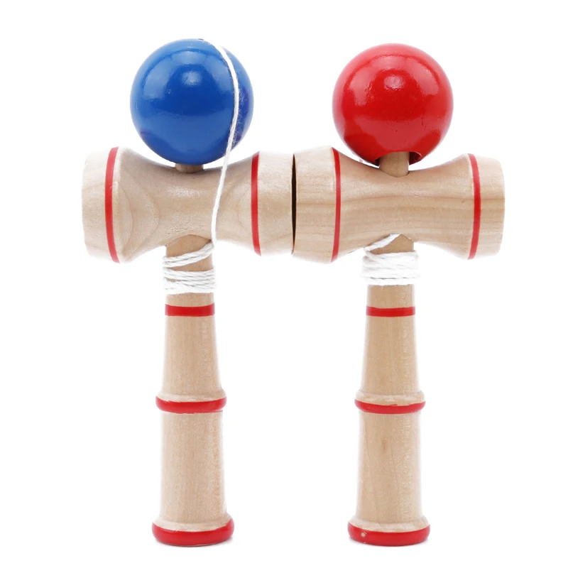 

New High Quality Safety Toy Bamboo Kendama Best Wooden Toys Kids Toy Stress Ball Education Toys For Children
