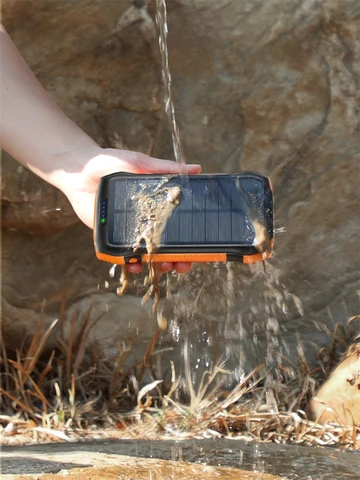 Внешний аккумулятор на солнечной батарее, 33500 мАч, 20 Вт, быстрая зарядка PD, для iPhone 12, 11, Samsung S21, Xiaomi