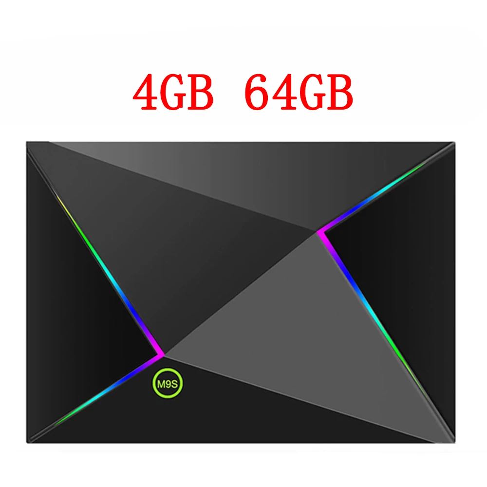 Black M9S Z8 Смарт ТВ коробка 6K Android 9,0 ТВ коробка, 4 Гб оперативной памяти, 32 Гб встроенной памяти 4 Гб 64 Гб Встроенная память 4 ядра H.265 USB3.0 2,4G, Wi-Fi, IPTV Set-top Box - Цвет: Black