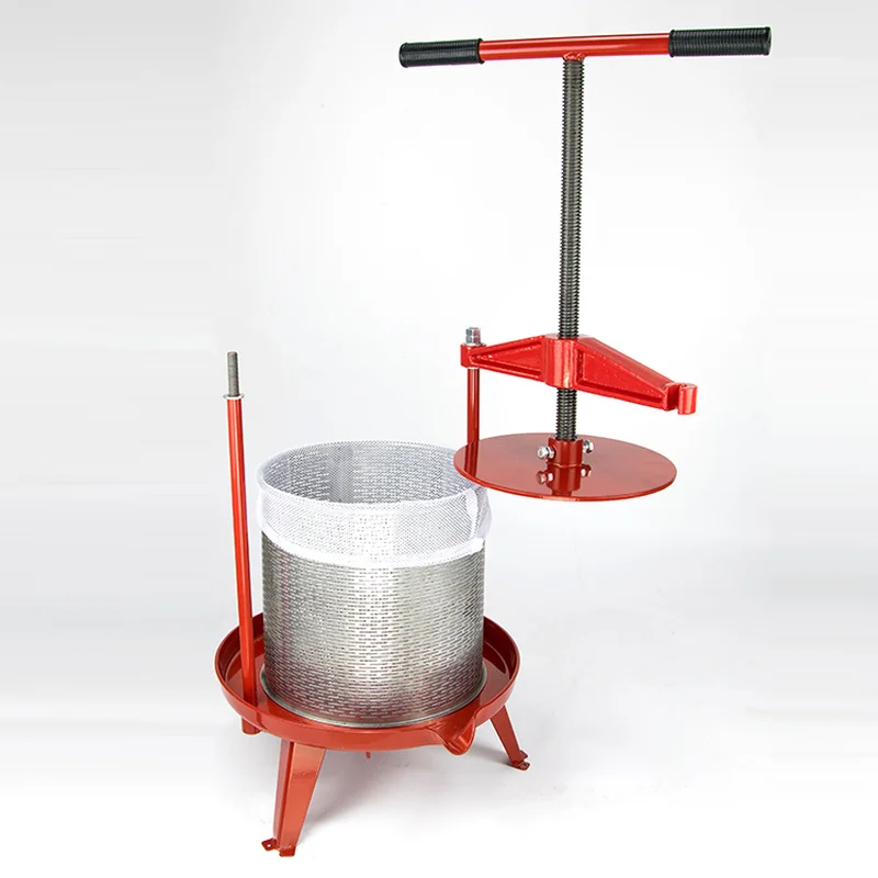 FPS 14L 304 Нержавеющая сталь с Т образной рукояткой для винограда Пресс большой