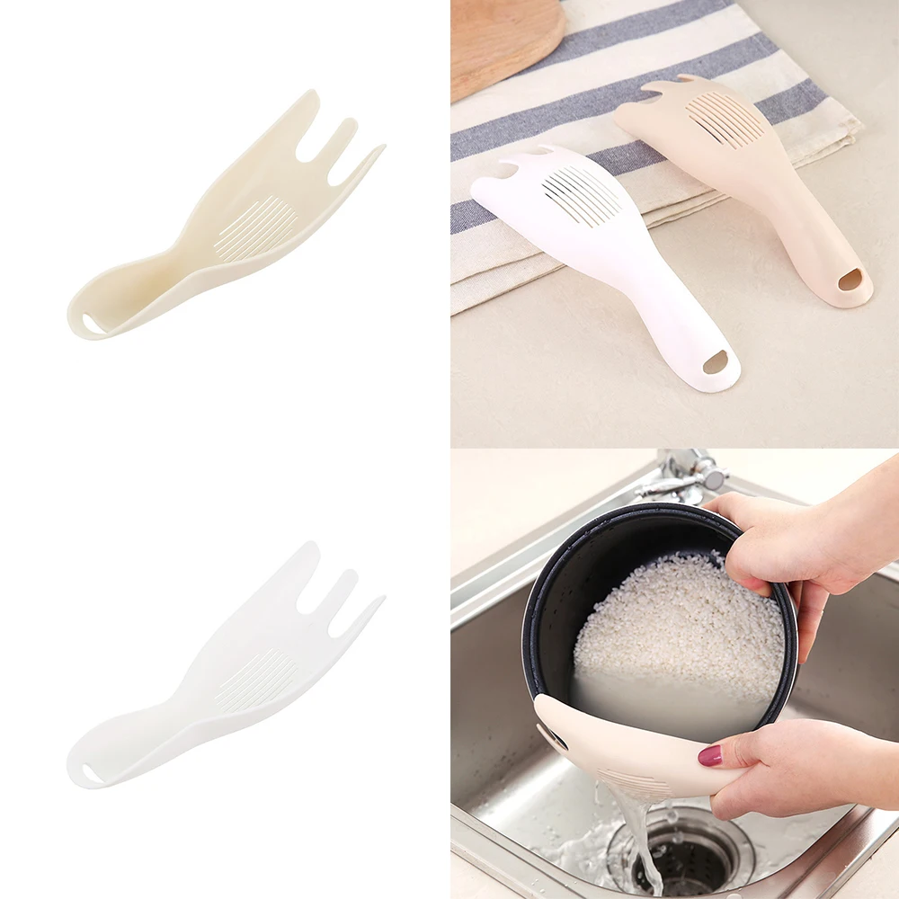 1 шт. многофункциональное кухонное прочное рисовое сито стиральная ложка